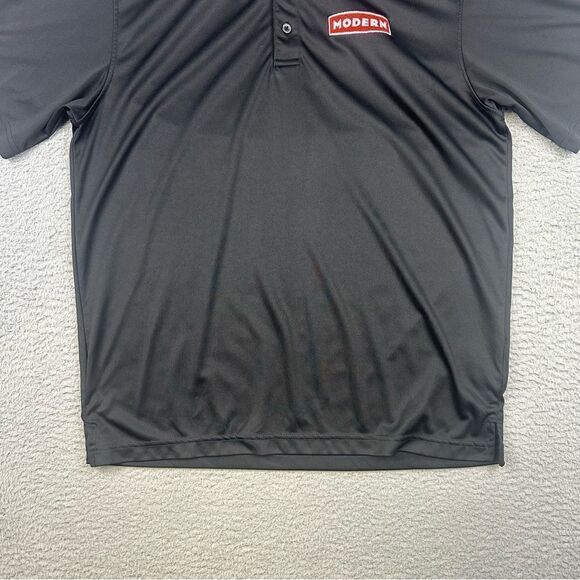 Modern Dealership Polo Shirt Mens Medium Black Polyester Automotive Work Wear‎ - Picture 3 of 14